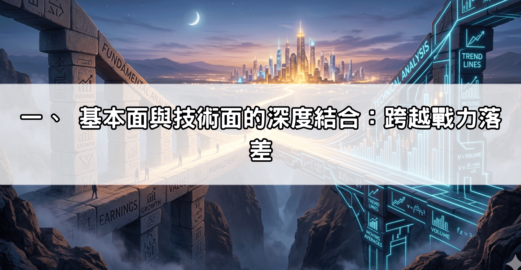 一、 基本面與技術面的深度結合：跨越戰力落差